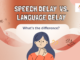 Speech Delay vs Language delay