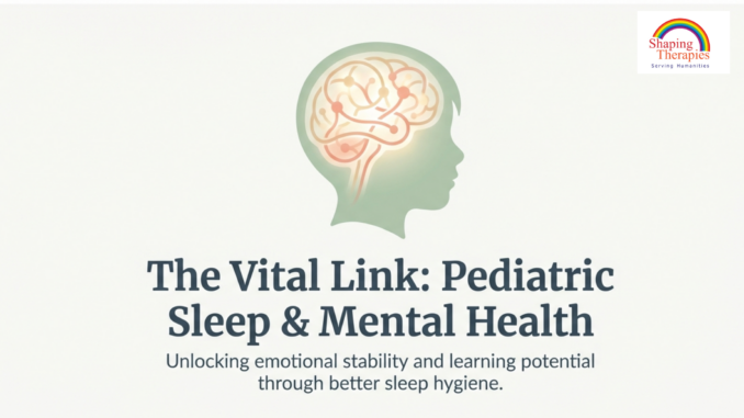 Sleep Health as a Mental Health Indicator in Children